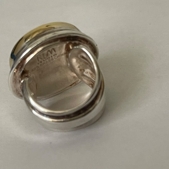 RLM Studio bold earth gem series picture jasper sterling 925 ring size 5.5 - Picture 8 of 9